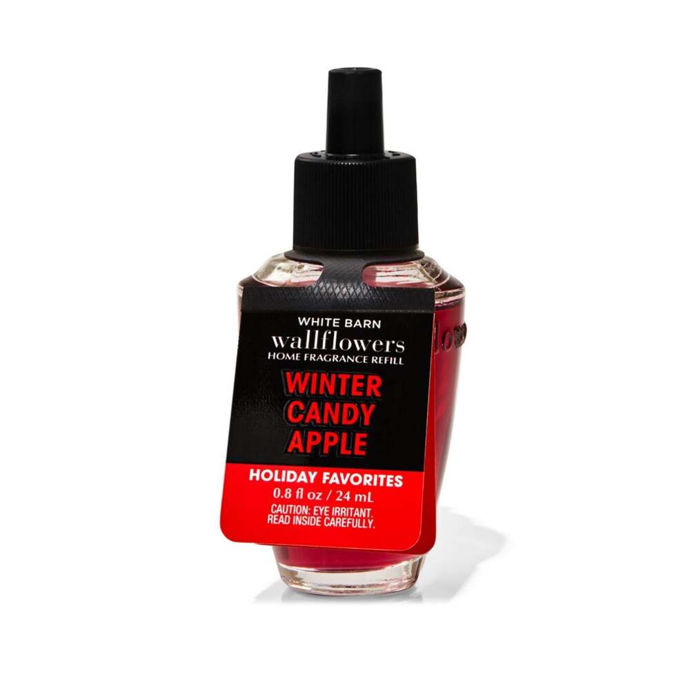 10 New Bath & Body Works Wallflowers Winter Candy Apple Diffuser Refill Bulbs - Picture 2 of 2